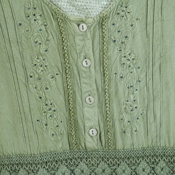 Vintage Renaissance Faire Dress Medieval 90s Size 6 Castlecore Tiered Midi - Picture 5 of 11